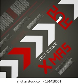 vector concept new year typographical background. Eps10