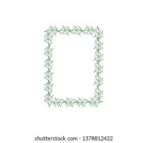 Vector concept photo frame. Blank template to decorate the image and photo. Modern elegant graphic design.