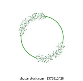 Vector concept photo frame. Blank template to decorate the image and photo. Modern elegant graphic design.