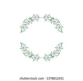 Vector concept photo frame. Blank template to decorate the image and photo. Modern elegant graphic design.