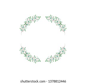 Vector concept photo frame. Blank template to decorate the image and photo. Modern elegant graphic design.