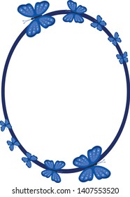 Vector concept photo frame. Blank template to decorate the image and photo. Modern elegant graphic design.