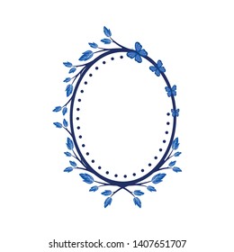 Vector concept photo frame. Blank template to decorate the image and photo. Modern elegant graphic design.
