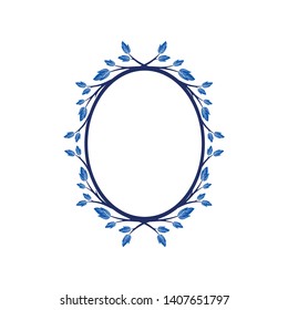 Vector concept photo frame. Blank template to decorate the image and photo. Modern elegant graphic design.