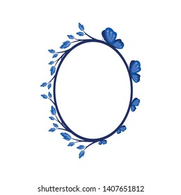 Vector concept photo frame. Blank template to decorate the image and photo. Modern elegant graphic design.