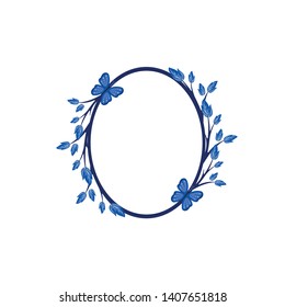 Vector concept photo frame. Blank template to decorate the image and photo. Modern elegant graphic design.