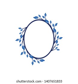 Vector concept photo frame. Blank template to decorate the image and photo. Modern elegant graphic design.