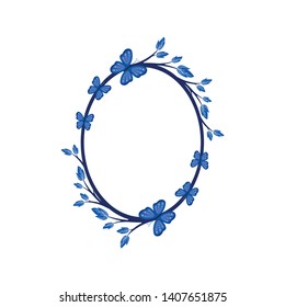 Vector concept photo frame. Blank template to decorate the image and photo. Modern elegant graphic design.