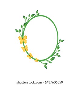 Vector concept photo frame. Blank template to decorate the image and photo. Modern elegant graphic design.