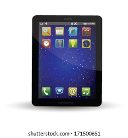 Vector concept tablet .