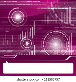 Antecedentes virtuales de negocios conceptuales de vectores con gráficos