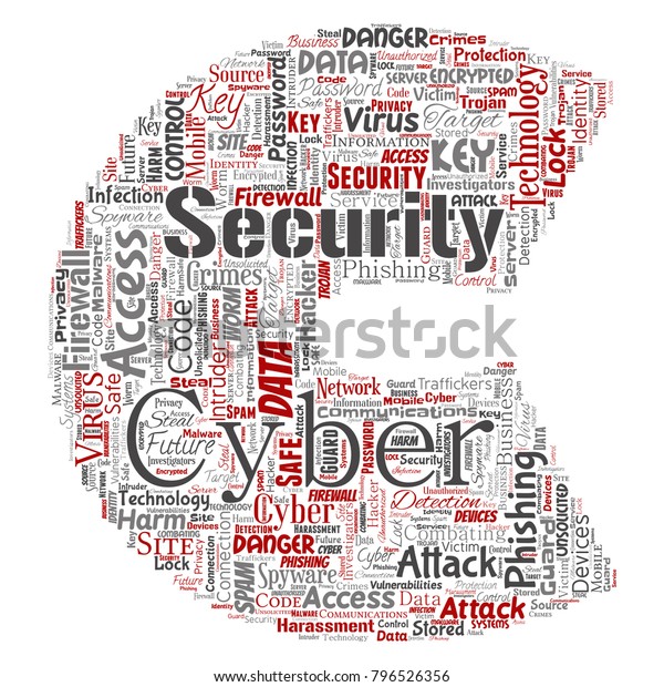 Vector Conceptual Cyber Security Online Access Stock Vector