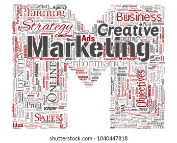 Vector conceptual development business marketing target letter font M word cloud isolated background. Collage advertising, strategy, promotion branding, value, performance planning or challenge