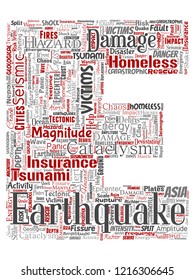 Vector Conceptual Earthquake Activity Letter Font Stock Vector (Royalty ...