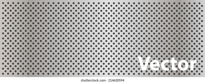 Vector gris conceptual abstracto metal inoxidable aluminio perforado fondo de malla de textura como metáfora a industrial, abstracto, tecnología, rejilla, plata, rejilla, mancha, mancha, parrilla