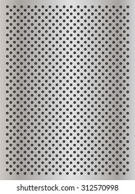 Vector gris conceptual abstracto metal inoxidable aluminio perforado fondo de malla de textura como metáfora a industrial, abstracto, tecnología, rejilla, plata, rejilla, mancha, mancha, parrilla