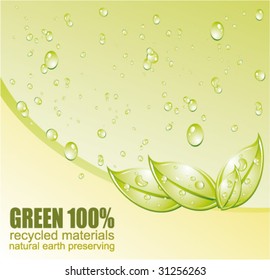 VECTOR Conceptual Green Environment and recycle card