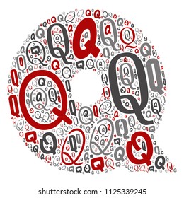 Vector conceptual red, gray and black playful funny education font made of letter collection or group on character shapes isolated on white background. A modern art alphabet learning element design