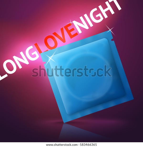 Vector Condom Advertisement Template Your Design Stock Vector (Royalty ...