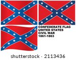Vector Confederate Rebel Flag