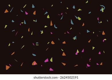 Fondo de confeti de Vector abstracto para la celebración	