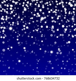 Vector confetti background. Bokeh background for Christmas decorations or templates
