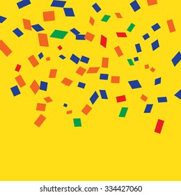 Vector Confetti Background Pattern