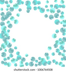 Vector Confetti Background Pattern. Element of design. Colorful bubbles on white background