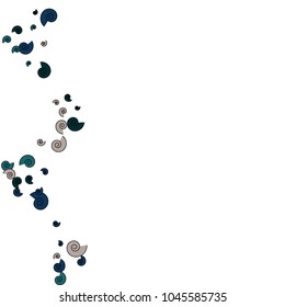 Vector Confetti Background Pattern. Element of design. Color spirals on a white background