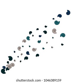 Vector Confetti Background Pattern. Element of design. Color spirals on a white background