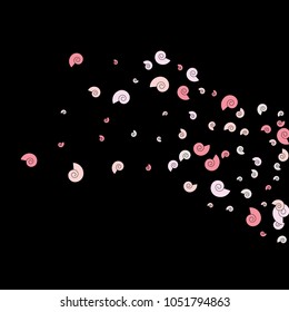 Vector Confetti Background Pattern. Element of design. Color spirals on a black background