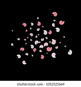Vector Confetti Background Pattern. Element of design. Color spirals on a black background