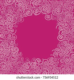 Vector Confetti Background Pattern. Element of design. Blue spirals on a blue background
