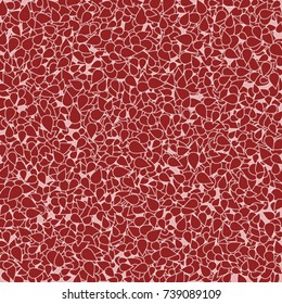 Vector Confetti Background Pattern. Element of design. Red petals on a pink background