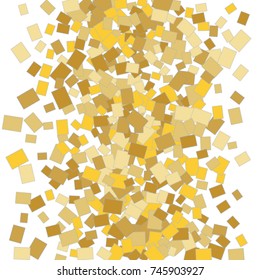 Vector Confetti Background Pattern. Element of design. Colored rectangles on a white background