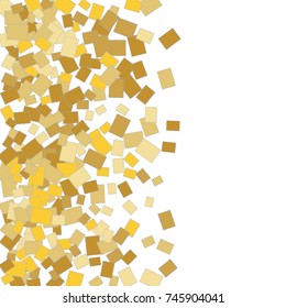 Vector Confetti Background Pattern. Element of design. Colored rectangles on a white background
