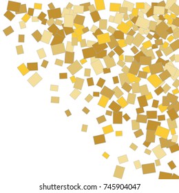 Vector Confetti Background Pattern. Element of design. Colored rectangles on a white background