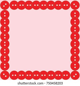 Vector Confetti Background Pattern. Element of design. Colored buttons on a pink background