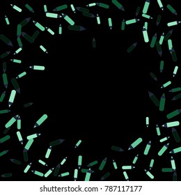 Vector Confetti Background Pattern. Element of design. Color pencils on a  white  background