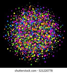 Vector confetti. Colorful confetti