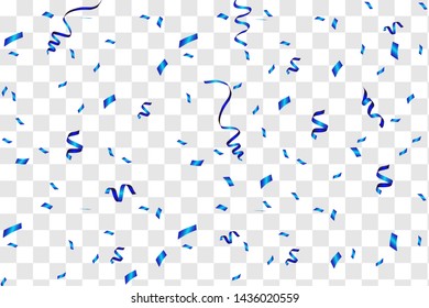 Vector confetti. Festive illustration. Party popper isolated on white background
