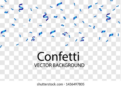 Vector confetti. Festive illustration. Party popper isolated on white background