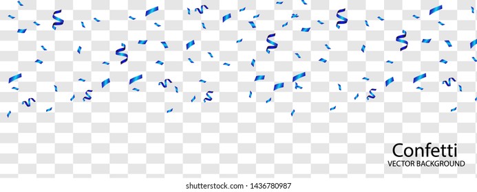 Vector confetti. Festive illustration. Party popper isolated on white background