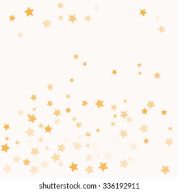 Vector Confetti Star Background Pattern