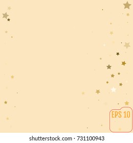 Vector Confetti Star Background Pattern