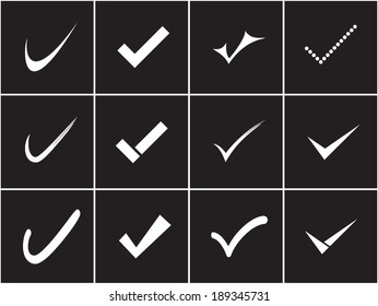 Vector Confirm Icons Set Yes Icon Stock Vector (Royalty Free) 189345731 ...