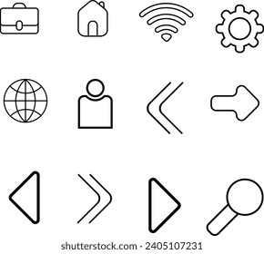 vector connect digital communication icon