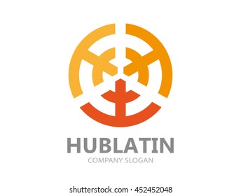 Vector connect logo template