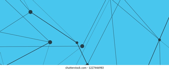 Vector connecting dots and lines and chemical abstract background.