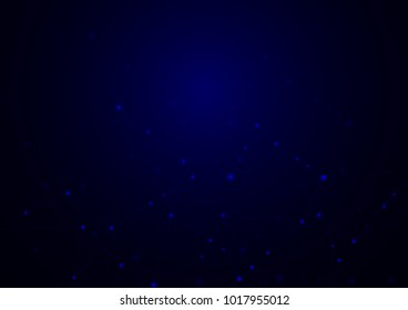 Vector connecting dots and lines. Global network connection. Geometric connected abstract background